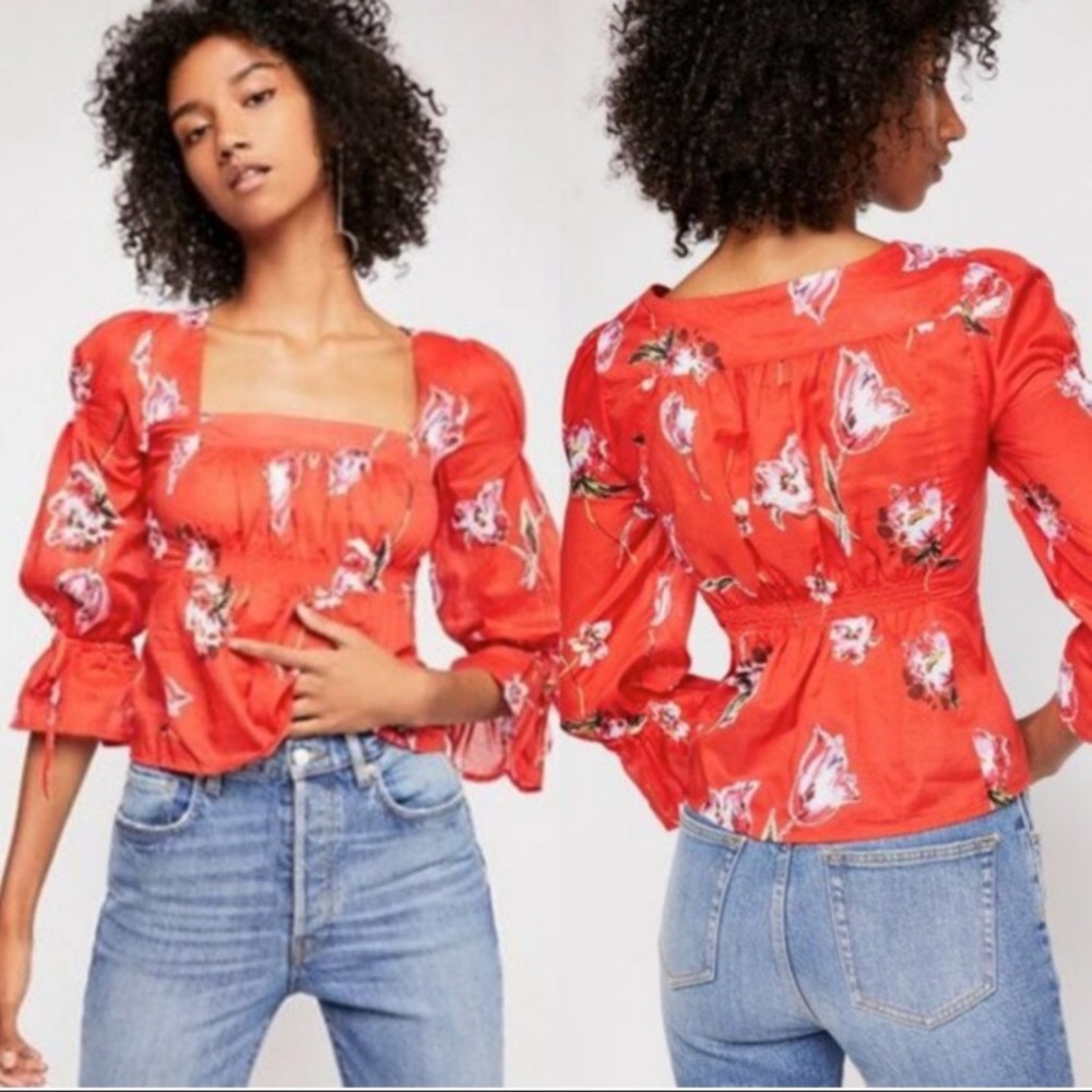 Free People Cherish the Light Blouse